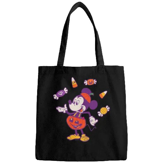 Discover Disney Mickey Mouse Halloween Pumpkin Costume Corner Art Bags