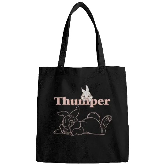 Disney Bambi Thumper Peach Outline Bags