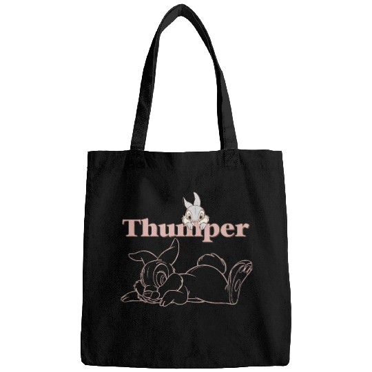 Disney Bambi Thumper Peach Outline Bags