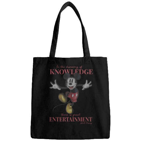 Discover Disney Mickey And Friends Classic Walt Disney Quote Bags