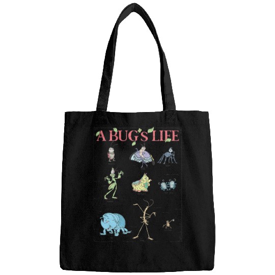 Disney Pixar A Bug's Life Iconic Circus Bugs Characters Logo Bags