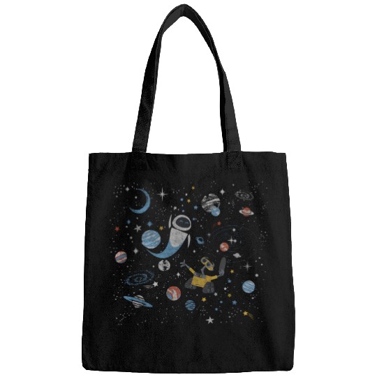 Disney Pixar Wall-E & Eve In Space Long Sleeve T-Shirt Bags