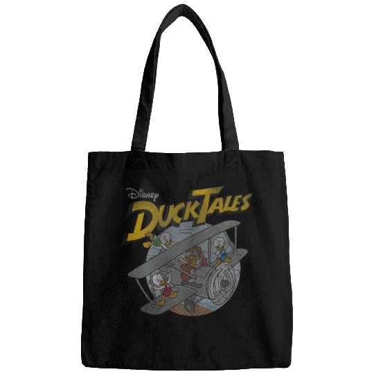 Disney DuckTales Ducks On Airplane Distressed Portrait Bags