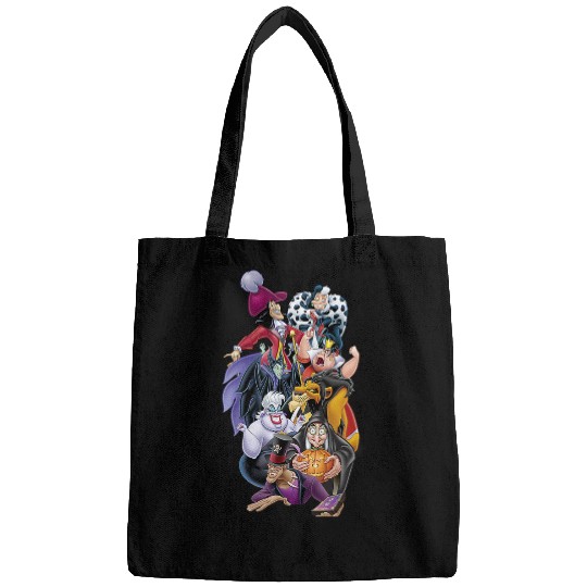 Disney Villains Classic Epic Group Shot Big Chest Portrait Bags