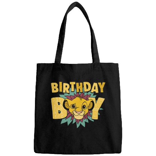 Disney The Lion King Birthday Boy Simba Big Face Chest Logo Bags