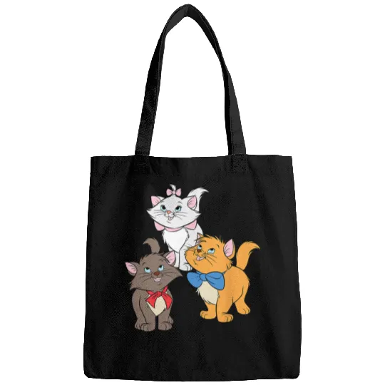 Disney The Aristocats Cute Trio Marie Toulouse Berlioz Logo Bags