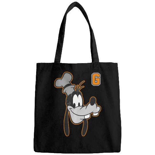 Disney Goofy Orange Outline Portrait Bags
