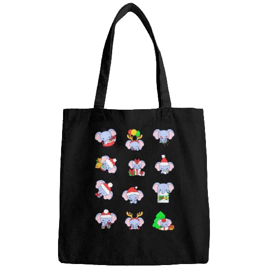 Discover cute christmas elephants Sticker, Disney Elephant Dumbo Christmas , Dumbo Christmas Bags