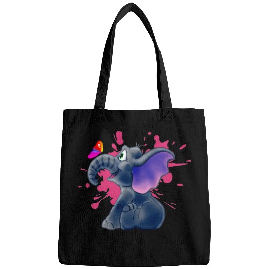 Discover Ellie the Elephant with Butterfly Sticker, Disney Elephant Dumbo Christmas , Dumbo Christmas Bags