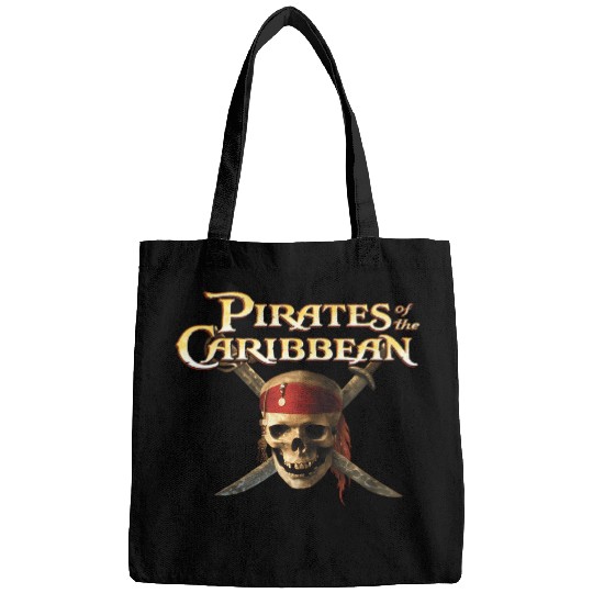 Discover Disney Pirates Of The Caribbean Skull And Swords Logo Bags