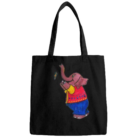 Discover Elephant and Butterfly Sticker: Disney Elephant Dumbo, Dumbo Bags