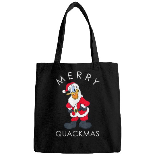 Dis.ney Donald Duck as Santa Merry Quackmas Holiday  : Mickey Disney Christmas, Disney Christmas Bags