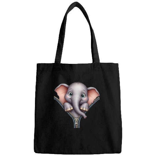 Discover Elephant with zip Sticker: Disney Elephant Dumbo, Dumbo Bags