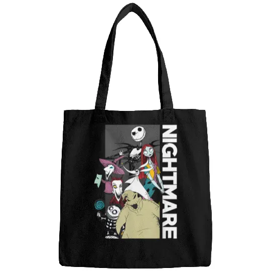 Discover Disney The Nightmare Before Christmas Group Shot Poster Bags