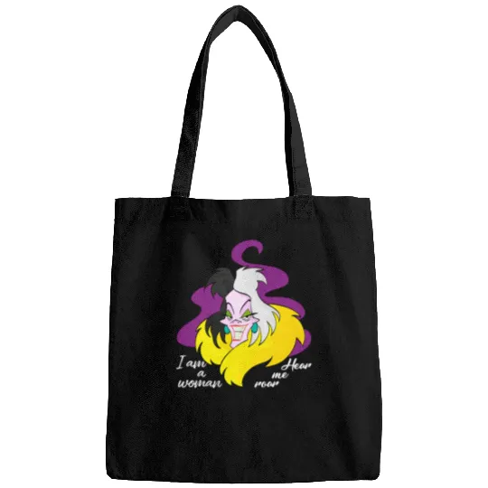 Discover I Am A Woman Hear Me Roar Cruella Deville  SALE!! : Disney Villains Maleficent , Maleficent Gift S-5XL Bags