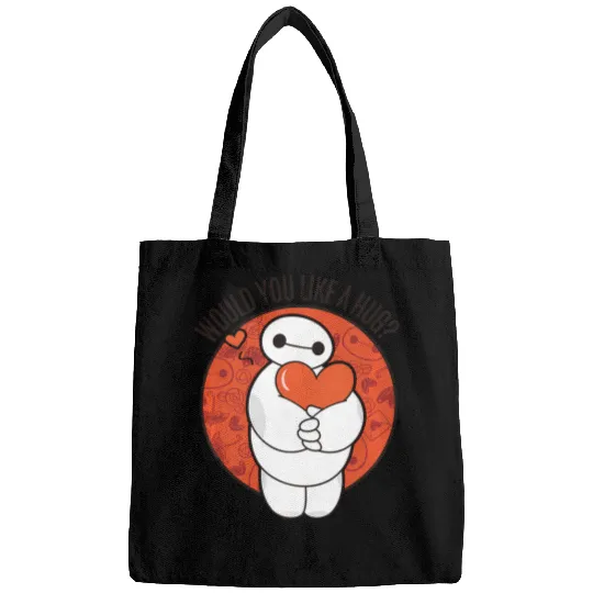 Disney Big Hero 6 Baymax Hug Valentine'S Graphic Hoodie Bags