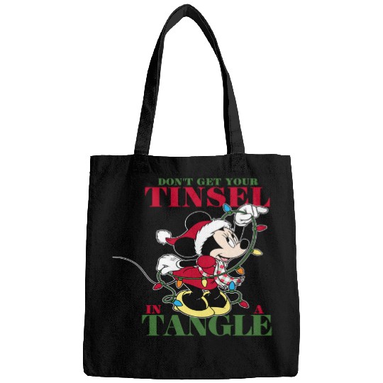 Disney Christmas Minnie Tangled Tinsel Long Sleeve T-shirt Long Sleeve T-Shirt Bags