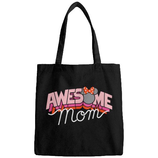Discover Disney Minnie Mouse Awesome Mom V-Neck Bags