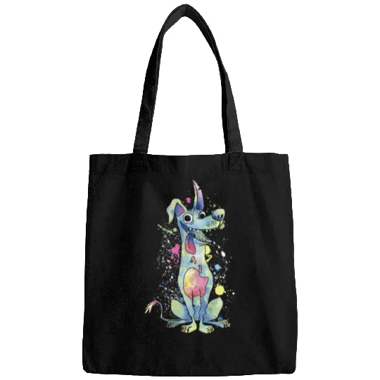 Discover Disney Pixar Coco Dante Watercolor Splatter Bags
