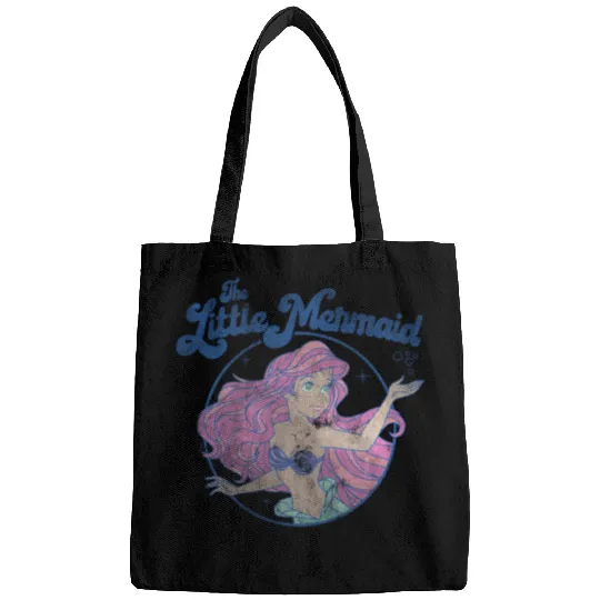 Discover Disney The Little Mermaid Ariel Distressed Circle Portrait Bags
