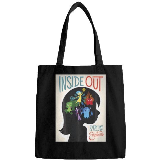 Discover Disney Pixar Inside Out Silhouette Movie Poster Bags