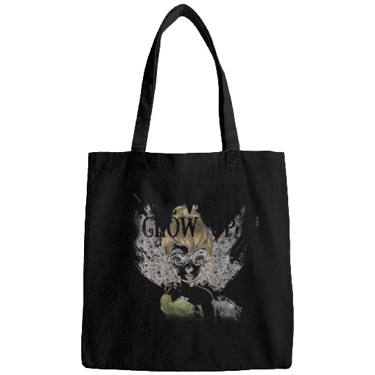 Discover Disney Peter Pan Tinker Bell Never Grow Up Sketched Portrait Bags