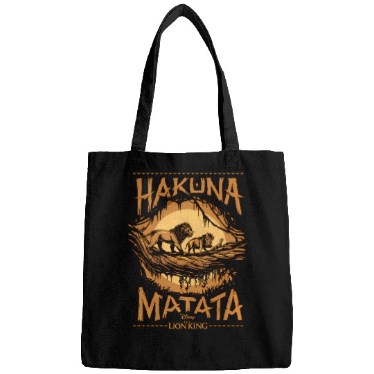 Discover Disney The Lion King Live Action Hakuna Matata Sunset Poster Bags