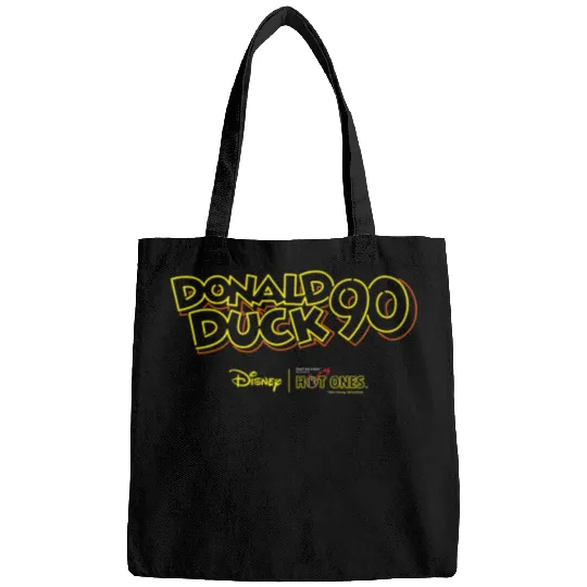 Discover Disney Hot Ones Donald Duck 90th Anniversary Retro Neon Logo Premium Bags