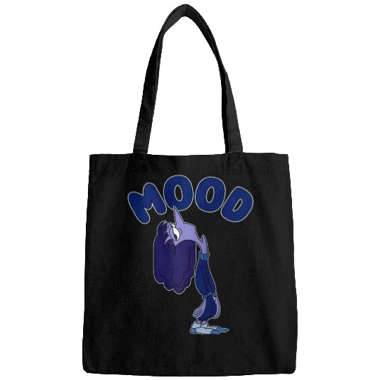 Disney Pixar Inside Out 2 Mood Ennui Bored Retro Shot Raglan Baseball Tee Bags