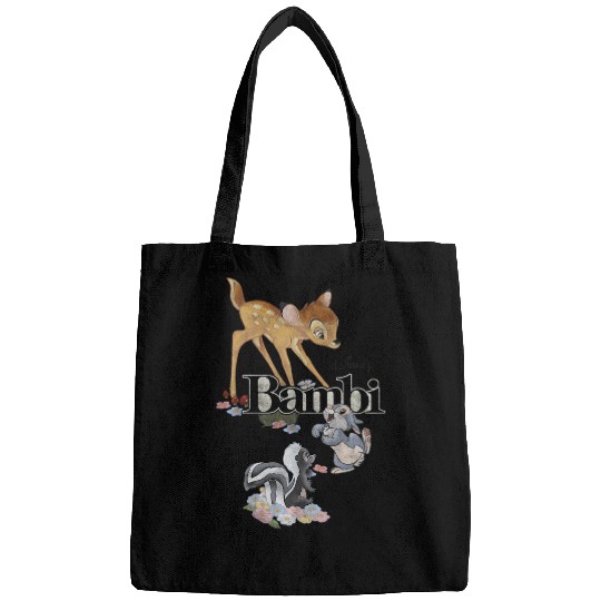 Disney Bambi Classic Group Shot Title Logo Bags