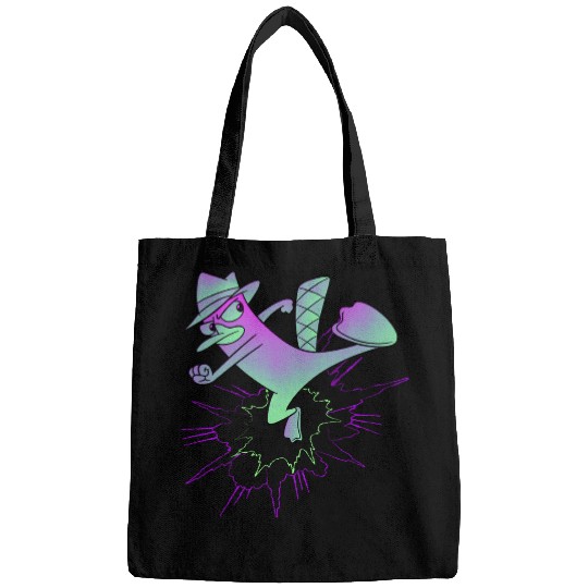 Disney Phineas And Ferb Perry The Platypus Retro Neon Shot Long Sleeve Bags