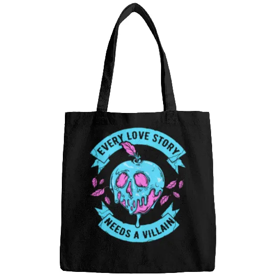 Disney Villains Valentine'S Day Love Story Poison Apple Logo Bags