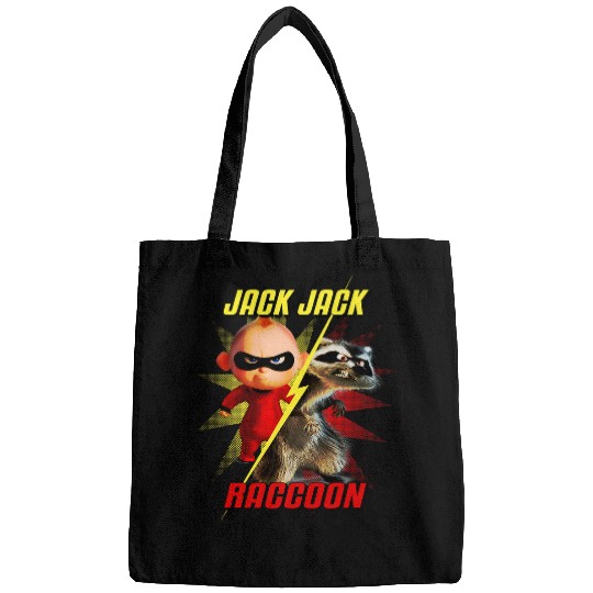 Disney Pixar The Incredibles 2 Jack-Jack vs. Raccoon Retro Bags