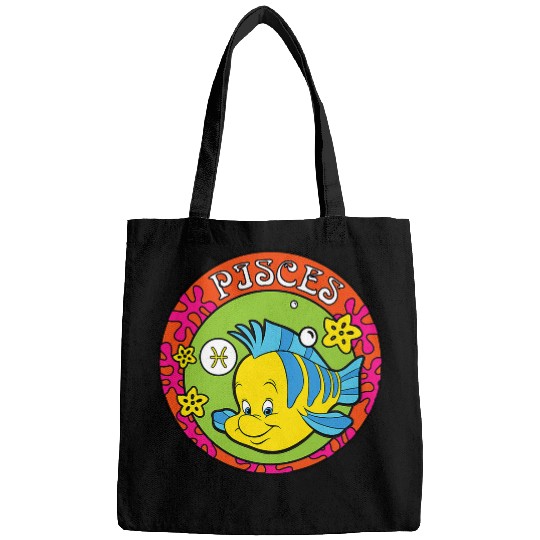 Disney The Little Mermaid Flounder Zodiac Pisces Retro Bags