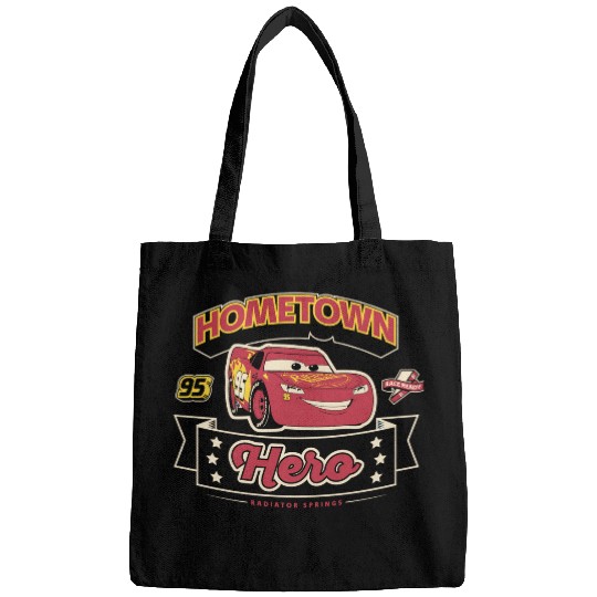 Discover Disney Pixar Cars 2 Hometown Hero McQueen Retro Chest Logo Long Sleeve Bags