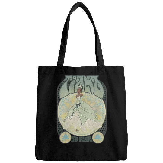 Disney The Princess & The Frog Tiana Seventies Retro Poster V-Neck Bags