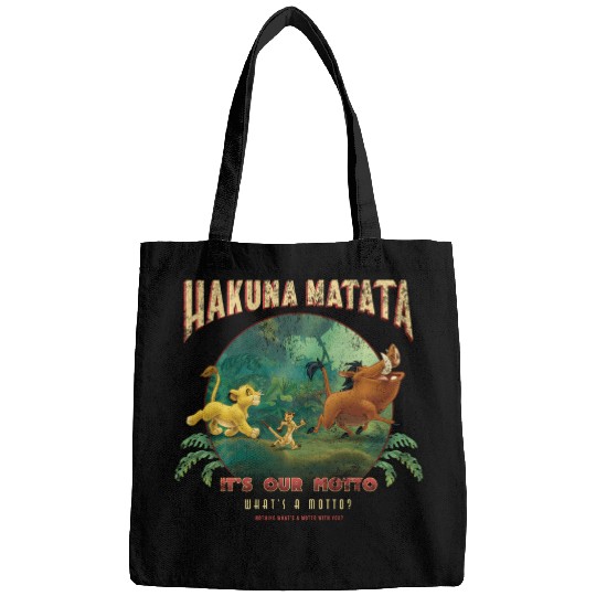 Discover Disney Lion King Hakuna Matata Motto Simba Timon Pumbaa Bags
