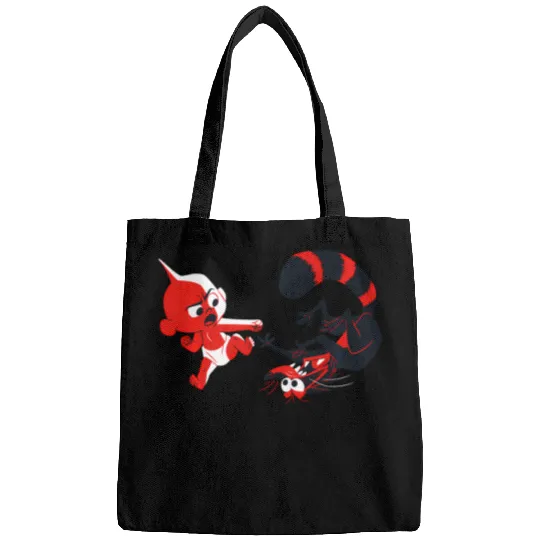 Disney Pixar Incredibles Angry Jack-Jack Vs. Racoon Bags
