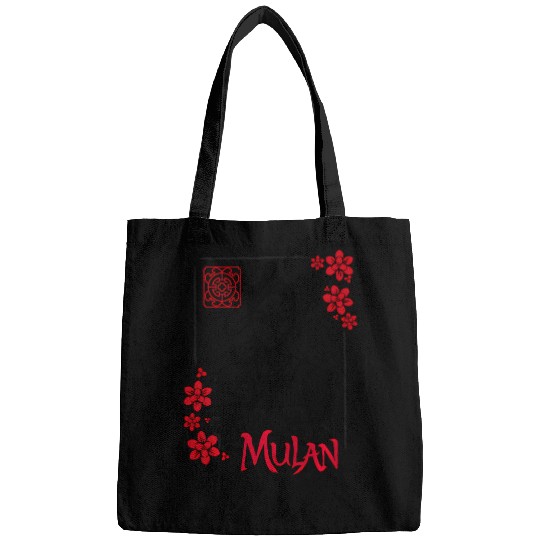 Discover Disney Mulan Live Action Mulan Floral Ink Portrait Bags