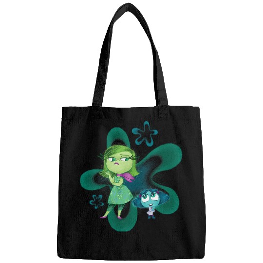 Discover Womens Disney Pixar Inside Out 2 Cute Envy And Disgust Retro Poster V-Neck Bags