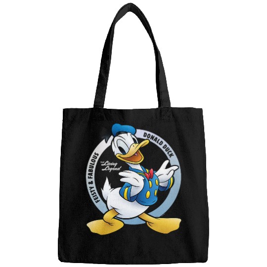 Womens Disney Donald Duck 90th Anniversary Feisty & Fabulous Legend V-Neck Bags