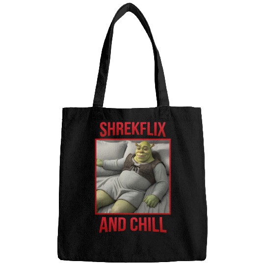 Shrekflix and Chill  : Shrek Same Swamp Forever , Shrek Shirt, Disney Fiona Princess , Shrek,Shrek Bags
