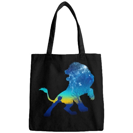 Disney The Lion King Simba Midnight Sky Silhouette Portrait Bags