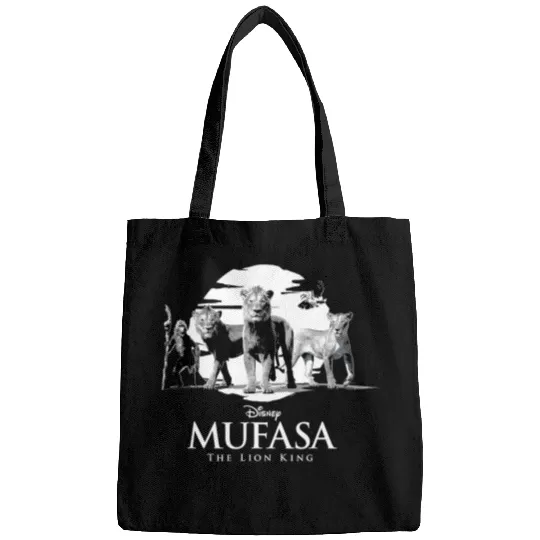 Disney Mufasa The Lion King Movie Black & White Characters Bags