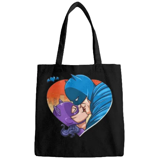 Batman Kissing The BatWomen , Superhero , Marvel Disney Bags