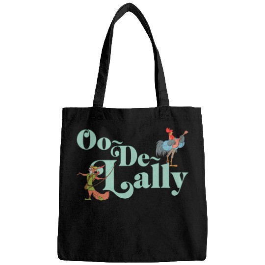 Disney Robin Hood Oo-De-Lally Iconic Quote Chest Text Logo Bags
