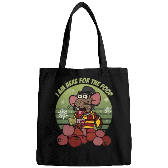 Rizzo the Rat I Am Here For The Food  Bags, Disney The Muppet Christmas Carol Bags