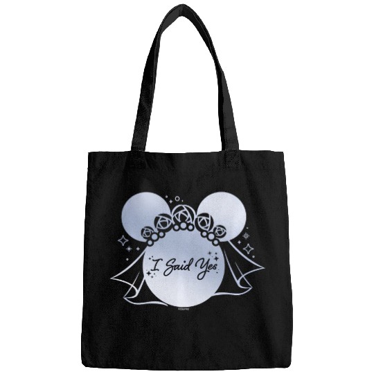 Disney I Said Yes Proposal Engagement Bridal Veil Minnie Bags