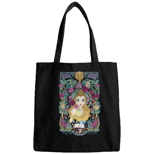 Disney Beauty And The Beast Belle Surrounded Graphic Bags