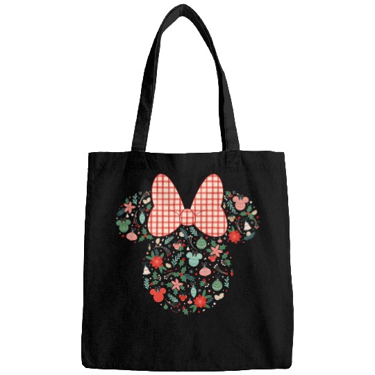 Disney Minnie Mouse Head Icon Christmas Ornaments & Holly Bags